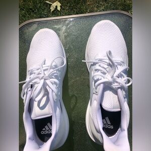 Adidas white tennis shoes